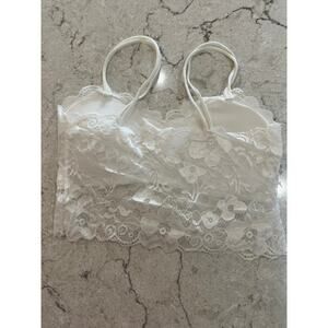 White Lace Brami / Bralette – Size M